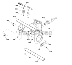 Briggs & Stratton BM 1227 MD (1696156-00) - Briggs & Stratton 27" Snow Thrower, 11.5 Gross TP (2012)