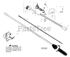 Poulan PP 446 - Poulan Pole Saw (2009-01) Shaft