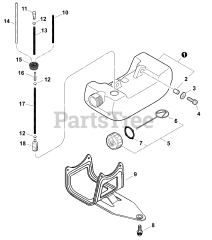 Echo EDR-210 - Echo Reversible Engine Drill (SN: E52212001001 - E52212999999) Fuel System