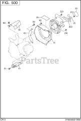 Subaru Robin EX130D40111 (EX13) - Subaru Robin Engine 500 Cooling &amp; Starting