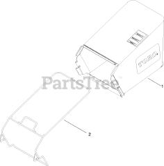Toro 20013 - Toro 22" Recycler Walk-Behind Mower (SN: 230000001 - 230999999) (2003) Rear Bag Assembly