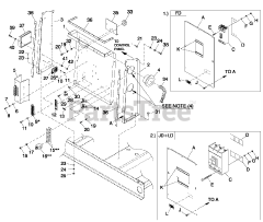 Generac QT10068KNSN - Generac 100kW Home Standby Generator (SN: 4407256 - 4816109) (2007) Cpl C5 H Control CB Connection (0F3393D)