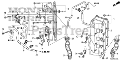 Honda BF250 A XXCA (BBJJ) - Honda Marine Engine, Made in Japan (SN: BBJJ-8000001 - BBJJ-9999999) CYLINDER HEAD COVER
