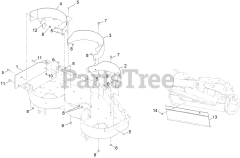 Toro 147-0315 - Toro 48" Recycler Kit for GrandStand Revolution Mower 48 Inch Recycler Kit Assembly No. 147-0315