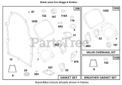 Toro 30182 - Toro ProLine Walk-Behind Mower, Gear Drive, 16hp (SN: 099000001 - 099999999) (1999) Engine Briggs  Stratton Model 303776-1188-A1 10