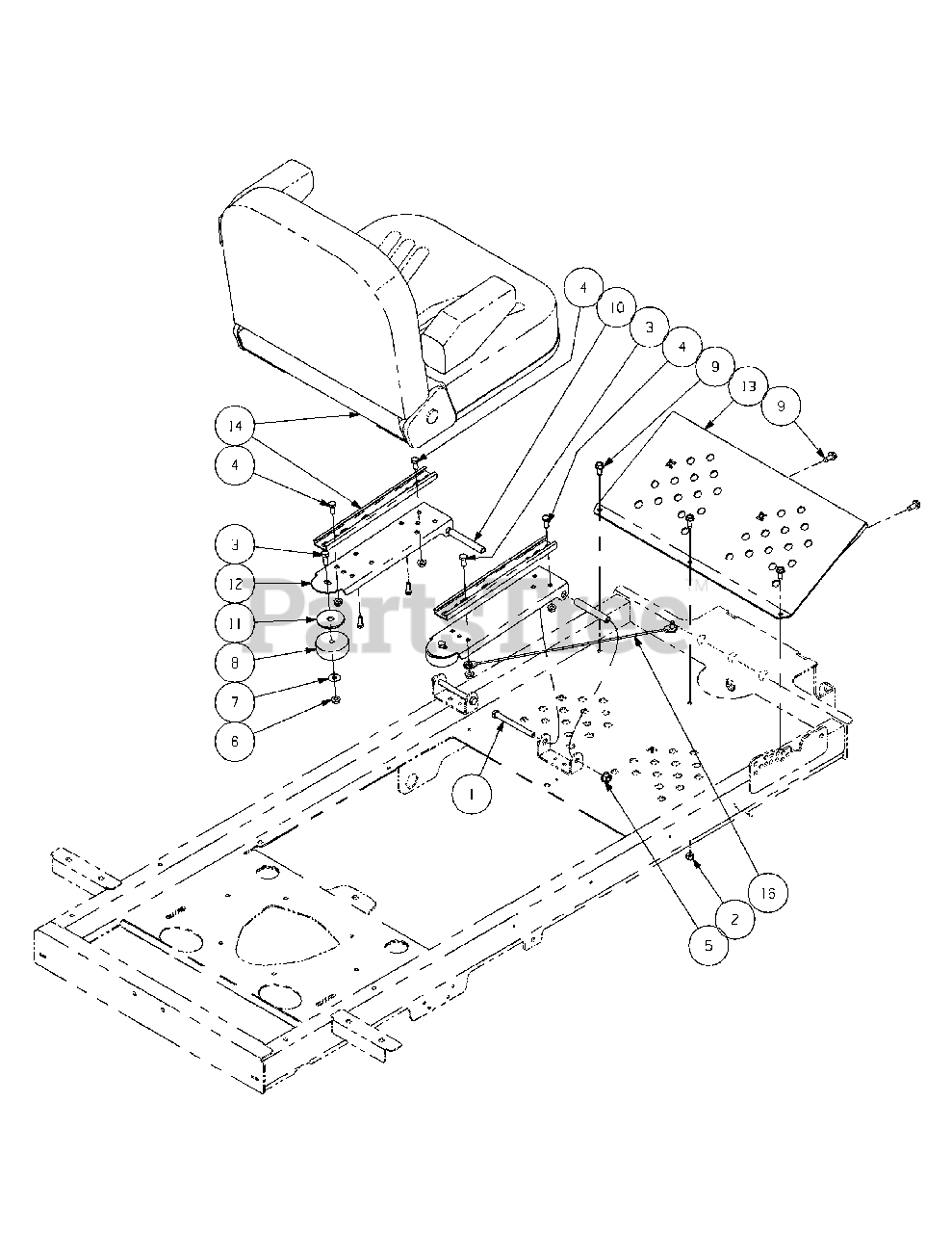 Cub Cadet ENFORCER 54 (53BI3AGT050) Cub Cadet 54" ZeroTurn Mower