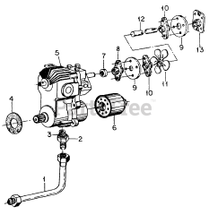 Cub Cadet 1712 (145-782-100) - Cub Cadet Garden Tractor Transmission-Hydro Drive-SN 720000 &amp; Up