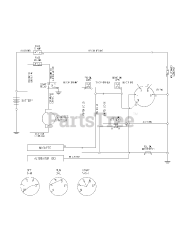 Murray 13B326JC758 - Murray Lawn Tractor (2014) Wiring Schematic