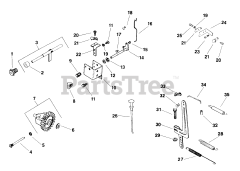 Kohler M14-601533 - Kohler Magnum Engine, Made for Moridge Mfg., 14hp, 10.5kW Governor 0307005981