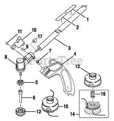Ryobi RY 30040 A - Ryobi String Trimmer, 30cc Lower Boom Assembly