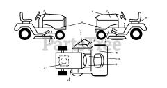 Husqvarna LTH 171 (960410023-05) - Husqvarna Lawn Tractor (2010-04) DECALS