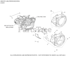 Kohler CH395-3243 - Kohler Command PRO Engine, Basic Version, 9.5hp, 7.1kW 06 Blower Housing