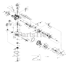 White Outdoor GT-185 (147U836H190) - White Outdoor 46" Garden Tractor (1997) Hydrostatic Transmission