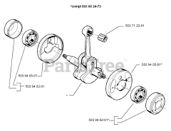 Husqvarna 322 R - Husqvarna String Trimmer (1999-03) Rod Assembly