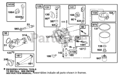 Toro 71227 (16-38 HXL) - Toro Lawn Tractor (SN: 210000001 - 210999999) (2001) Engine Briggs Stratton Model 28q777-0690-E1 4