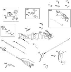 Briggs & Stratton 386447-0470-H7 - Briggs & Stratton Horizontal Engine Controls Group