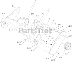 Toro 38273 - Toro 18" CCR Powerlite Snow Thrower (SN: 311003001 - 311999999) (2011)