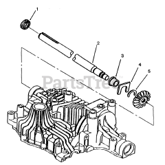 Toro 72062 (264-6) - Toro Yard Tractor (SN: 049000001 - 049999999) (1994) Axle Shaft