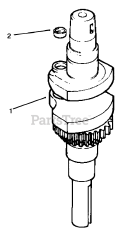 Toro 72042 (264-6) - Toro Yard Tractor (SN: 069000001 - 069999999) (1996) Crankshaft