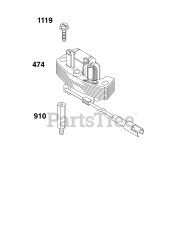 Briggs & Stratton 121S07-0167-F1 - Briggs & Stratton Vertical Engine