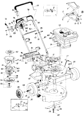 MTD 82-0664 (127-234-019) - MTD Walk-Behind Mower (1987) (Agway)