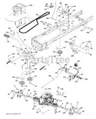 Poulan Pro PB 23H48LGT (960480053-00) - Poulan Pro Lawn Tractor (2013-01)