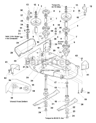 Simplicity 2690357 - Simplicity Regent 38" Lawn Tractor, 18hp 38" Mower Deck - Housing, Arbors &amp; Blades Group