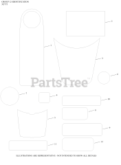 Kohler XT775-3060 - Kohler XT Series Engine, Made for MTD, 7.75 ft-lbs, 173cc 12 Identification