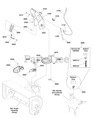 Snapper SNH 1226E (1696223-01) - Snapper 26" Snow Thrower, 11.5hp