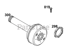 Briggs & Stratton 326431-3657-08 - Briggs & Stratton Horizontal Engine