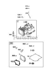 Briggs & Stratton 93J02-0110-H1 - Briggs & Stratton Vertical Engine Cylinder Group