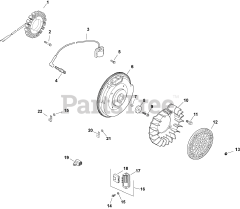 Kohler CH18-62572 - Kohler Command PRO Twin Engine, Made for Singapore Auto, 18hp, 13.4kW Ignition/ Charging Group 5-24-216