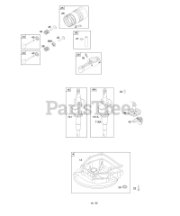 Briggs & Stratton 9L902-0359-E1 - Briggs & Stratton Vertical Engine Camshaft, Crankcase Cover/Sump, Crankshaft, Piston/Rings/Connecting Rod