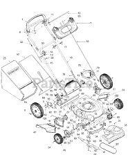 Troy-Bilt 12AD566N711 - Troy-Bilt Tuff-Cut 220 Walk-Behind Mower (2004) General Assembly D566