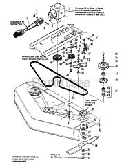Simplicity 1691184 - Simplicity 60" Mower Deck