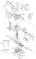 Allis-Chalmers YT 9500 (2691146-00) - Allis-Chalmers 52" Garden Tractor, 26hp Briggs & Stratton Transmission SERVICE PARTS - Tuff Torq K66L (After Serial No. 2000676240) (1733941)