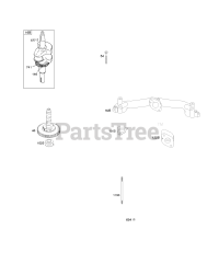 Briggs & Stratton 35777A-0113-E2 - Briggs & Stratton Vertical Engine Camshaft, Crankshaft, Intake Manifold