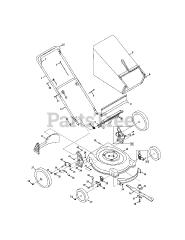 MTD 11A-58K6095 - MTD Pro Walk-Behind Mower (2010)