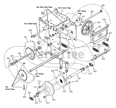 Murray 629108x61D - Murray 29" Snow Thrower (2003) Drive