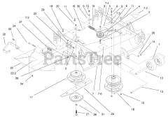 Toro 30138 - Toro 92cm Side-Discharge Mower Deck (SN: 200000001 - 200999999) (2000)