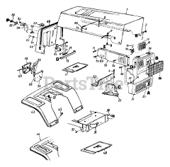 MTD 132-673G000 - MTD Lawn Tractor (1992)