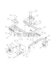 MTD 2054F (55AF3B6K195) - MTD Pro Hydro Walk-Behind Mower