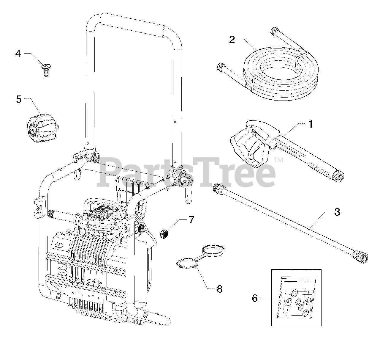 Briggs & Stratton 02066700 Briggs & Stratton 2,000 PSI Pressure