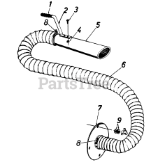 Cub Cadet 204 (290-204-100) - Cub Cadet Hose Attachment Kit (1994) att Hose Attachment Kit