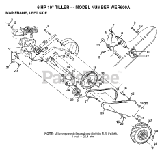 Weed Eater WE R600 A - Weed Eater Tiller