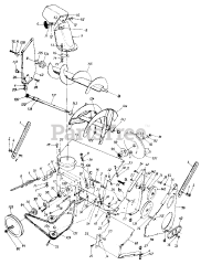 MTD 311-355 - MTD Snow Thrower (1991) Snow