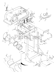 Scag GC-STT-52 - Scag Grass Catcher (SN: B8500001 - B8599999) Bucket Support Components