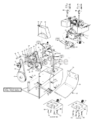 MTD 317E980I000 - MTD Snow Thrower (1997)