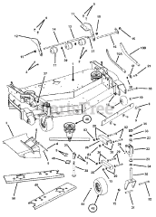 Snapper EZF 6100M (84737) - Snapper 61" Mower Deck Assembly