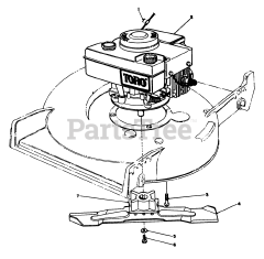 Toro 20588 - Toro Walk-Behind Mower (SN: 008000001 - 008999999) (1988)